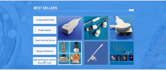 Medische diagnose Ultraschall Compatible Biopsy Guide Mindray 35C50EB roestvrij staal